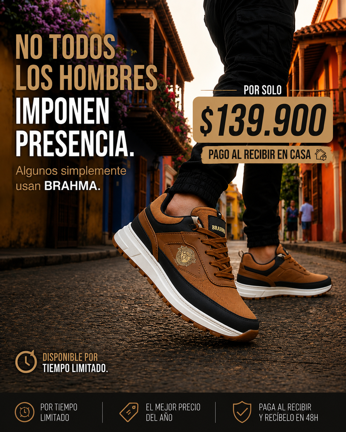 🔥 LIQUIDACIÓN DE STOCK - Zapatos Brahma con 70% OFF | Últimas Unidades 🔥